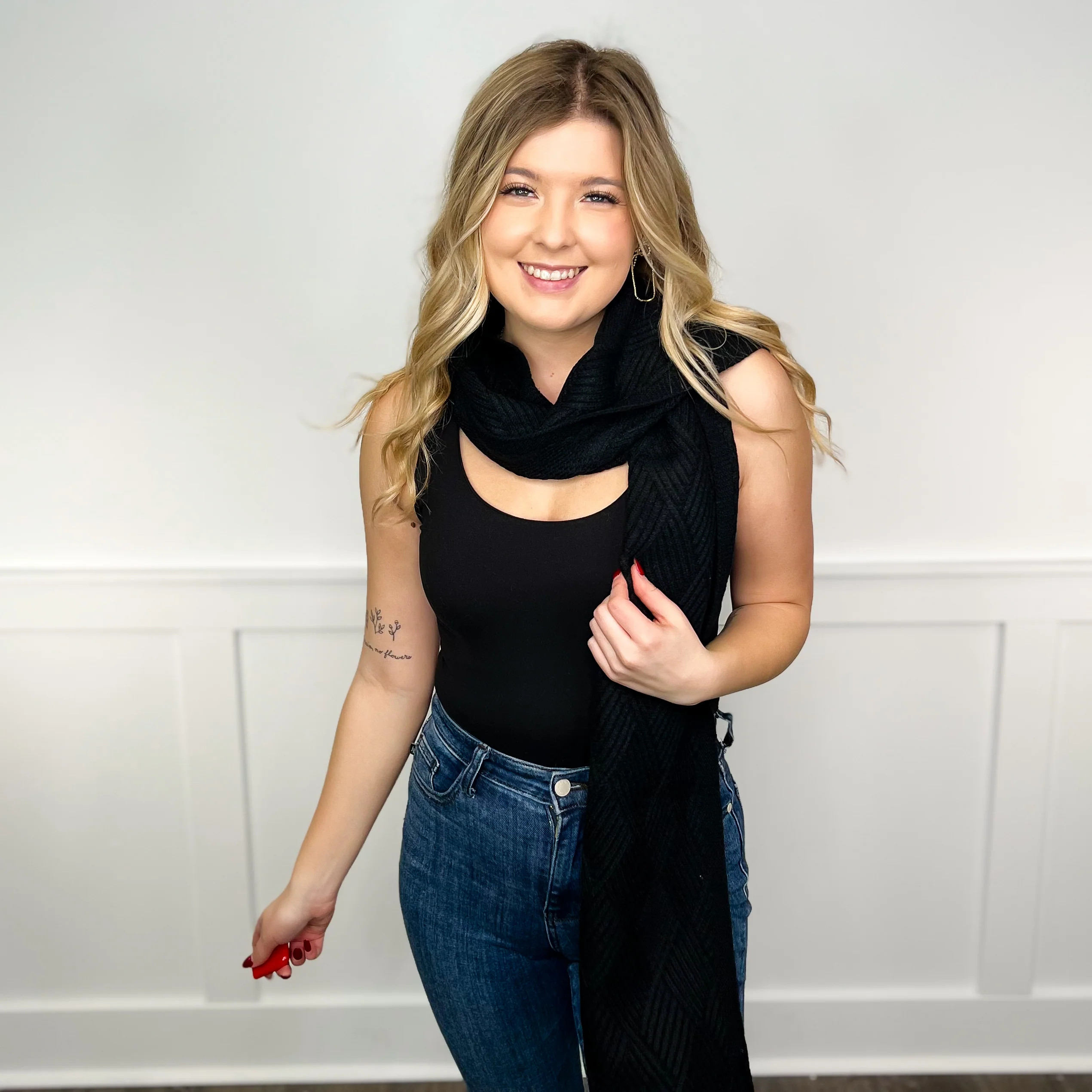 A Winter Wrap Up Knit Scarf - 5 colors! - Image 5