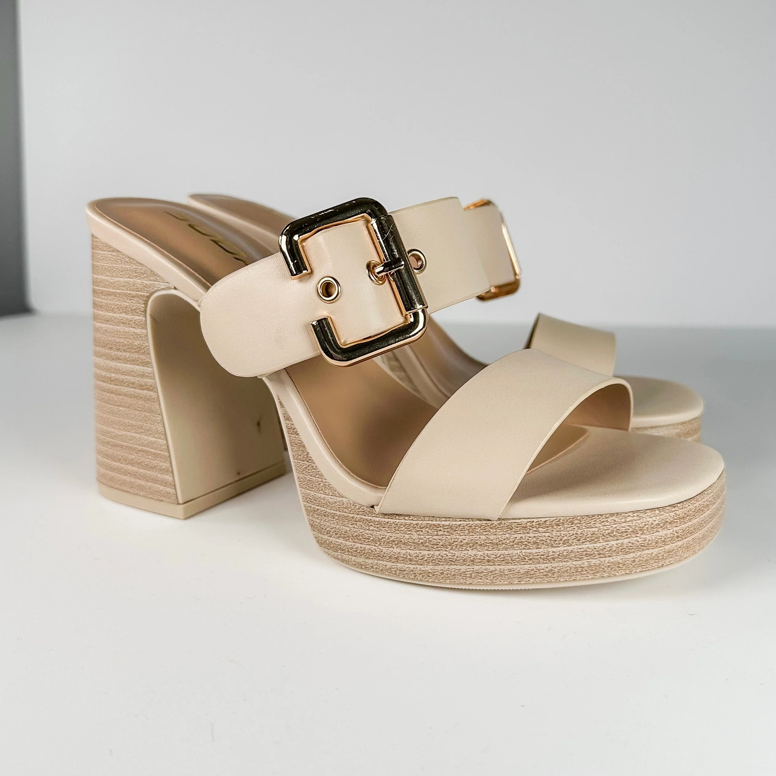 All I Know Faux Leather Heels - 2 colors! - Image 3