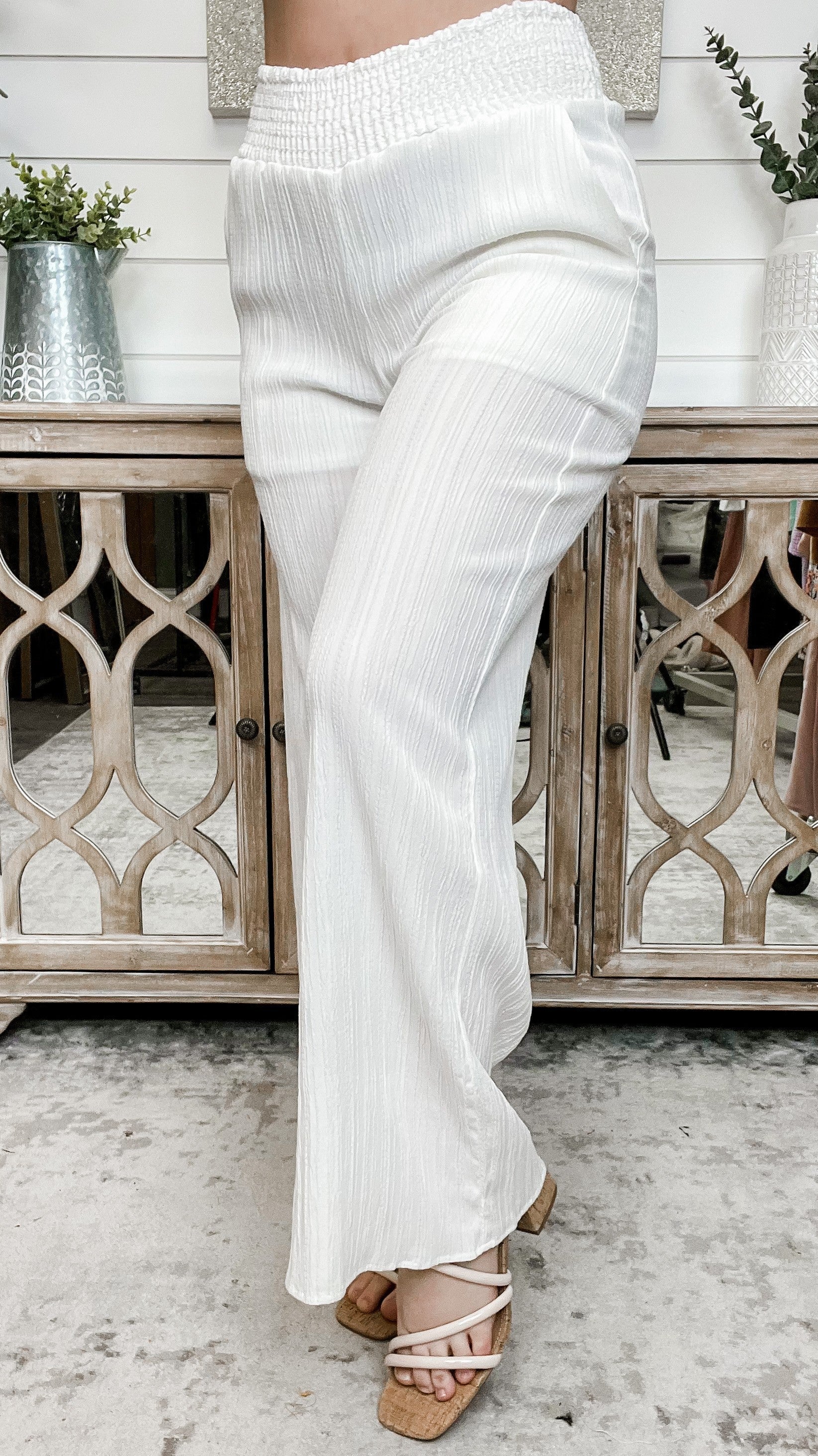 Caught In a Breeze High-Rise Palazzo Pants - Image 3