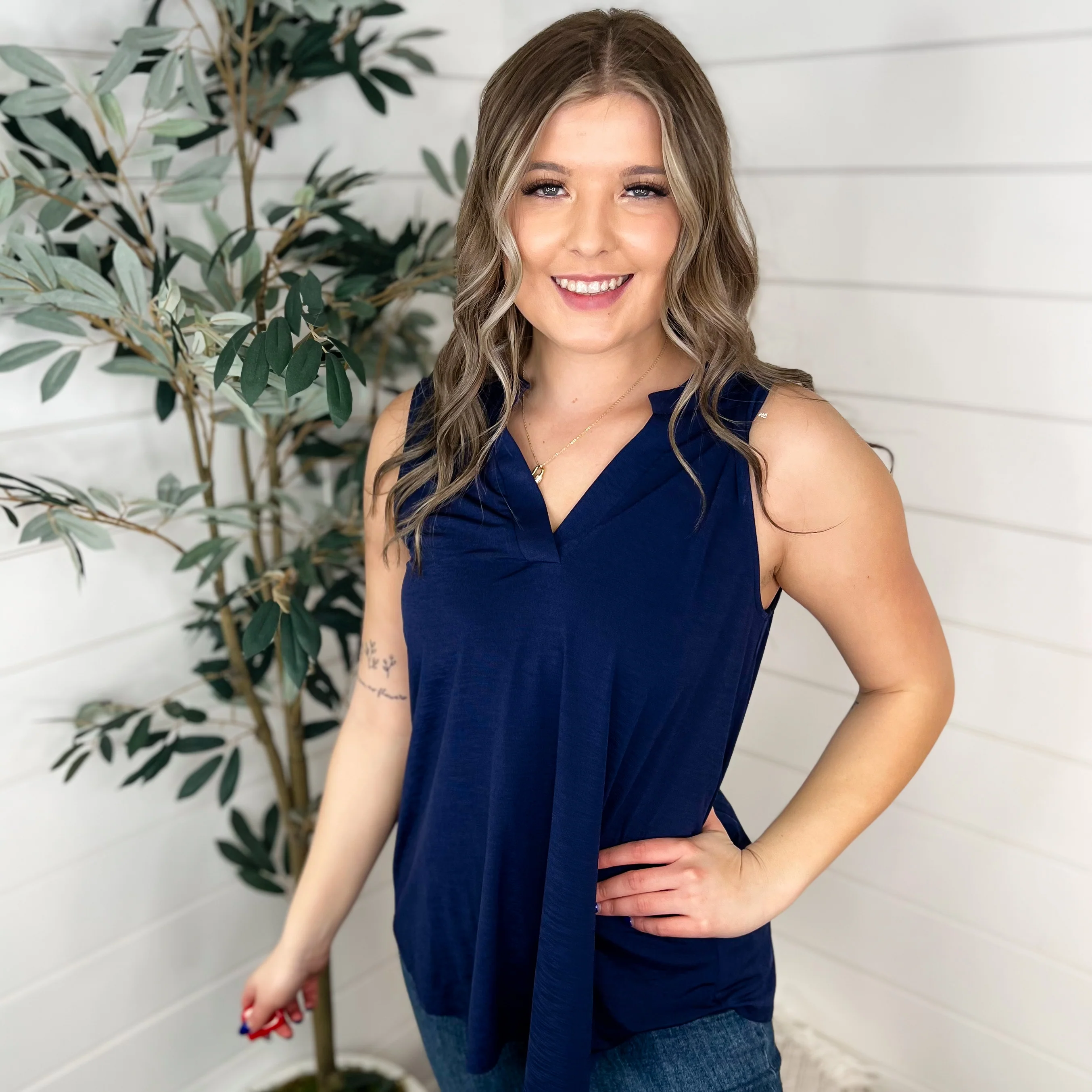 Dear Scarlett Is True Wrinkle-Free Gabby Tank Top - 8 colors! - Image 10