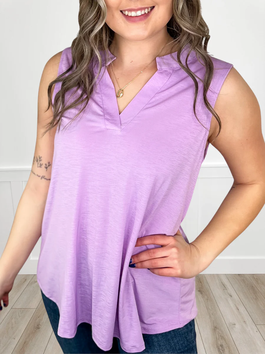 Dear Scarlett Is True Wrinkle-Free Gabby Tank Top - 8 colors! - Image 4
