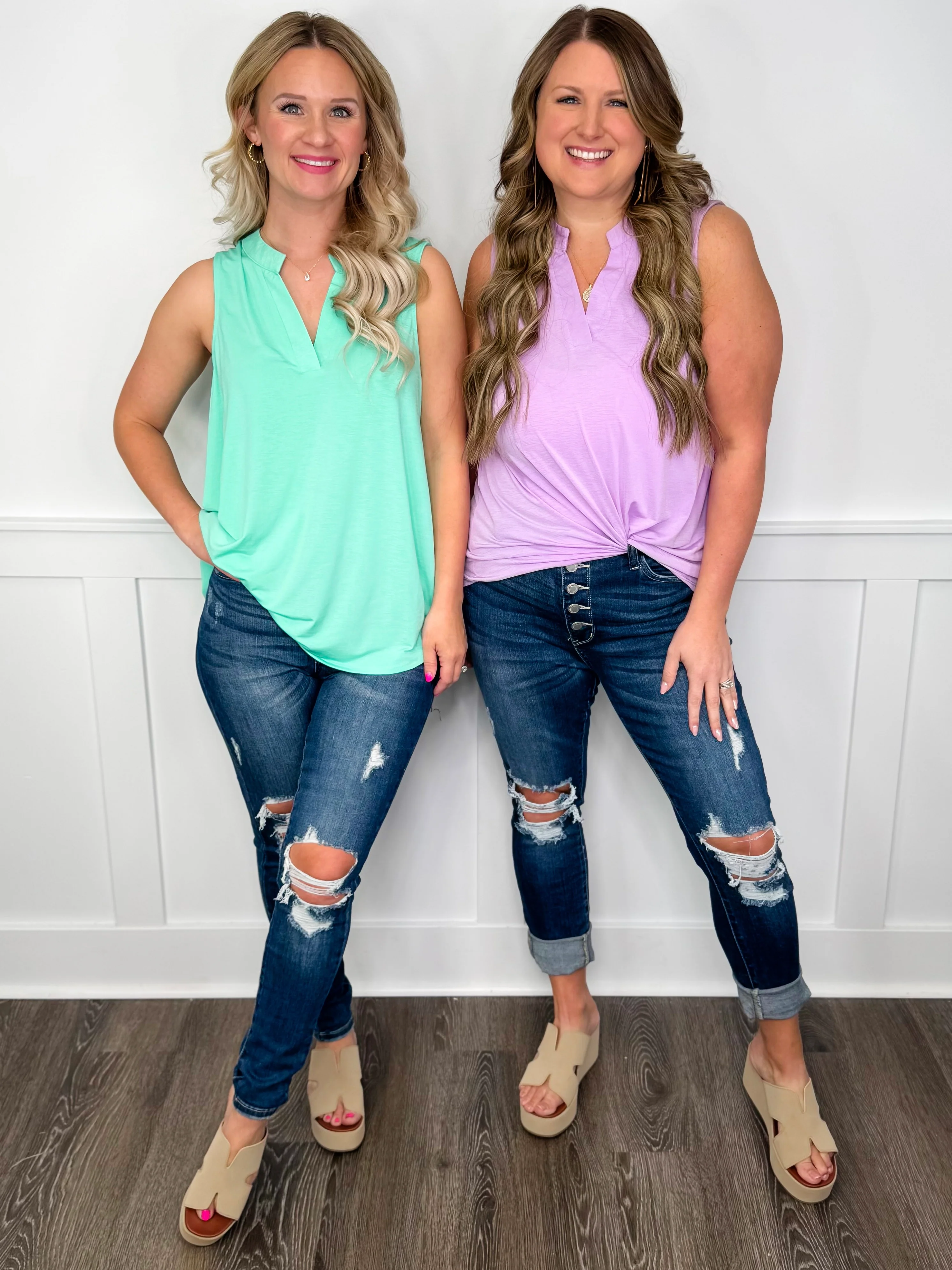 Dear Scarlett Is True Wrinkle-Free Gabby Tank Top - 8 colors! - Image 7