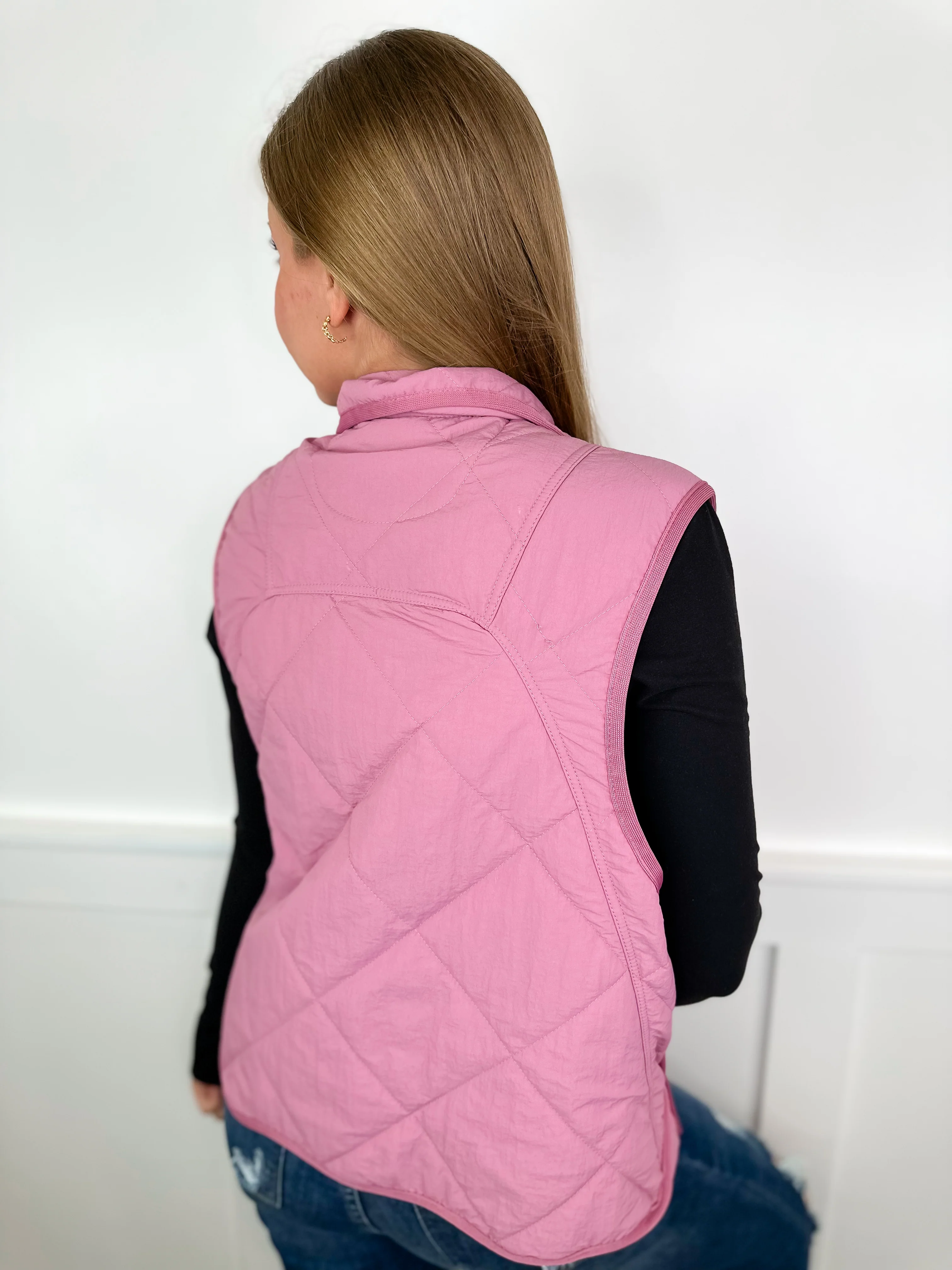 Feel the Warmth Quilted Rose Avery Mae Vest - Image 3