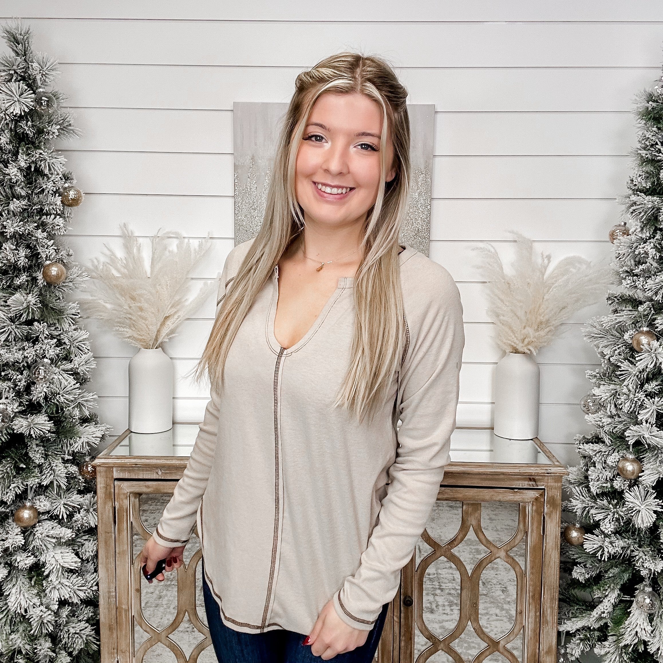 In My Bubble Knit Long Sleeve Top - 3 colors! - Image 4