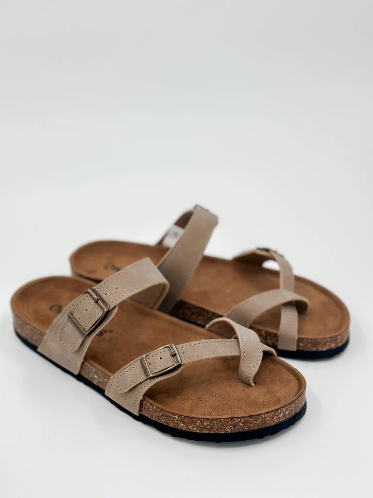 In the Making Faux Leather Sandals - Multiple Colors - Image 3