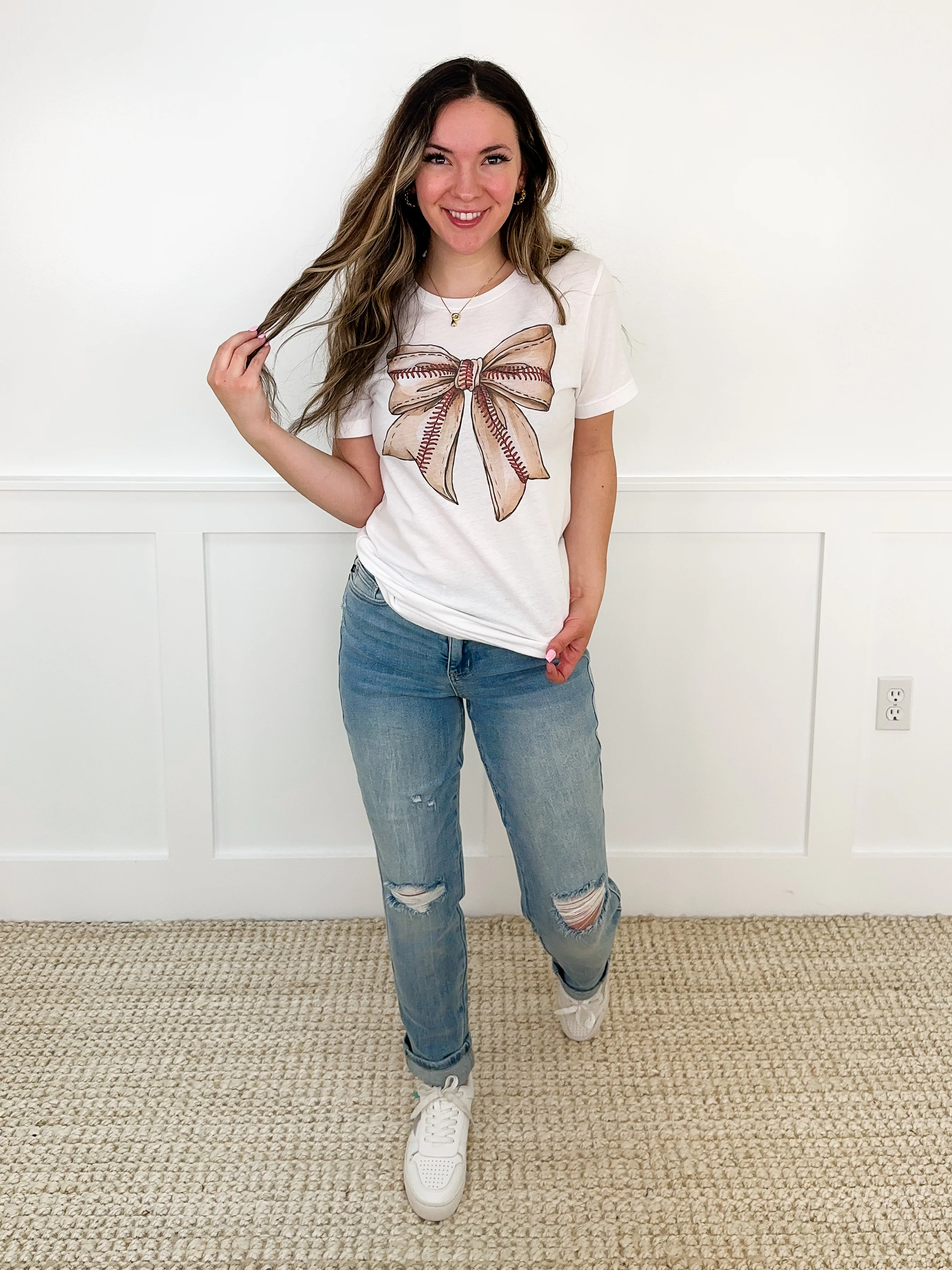 Judy Blue Brandy Distressed Mid-Rise Boyfriend Light Wash Jeans - Image 9