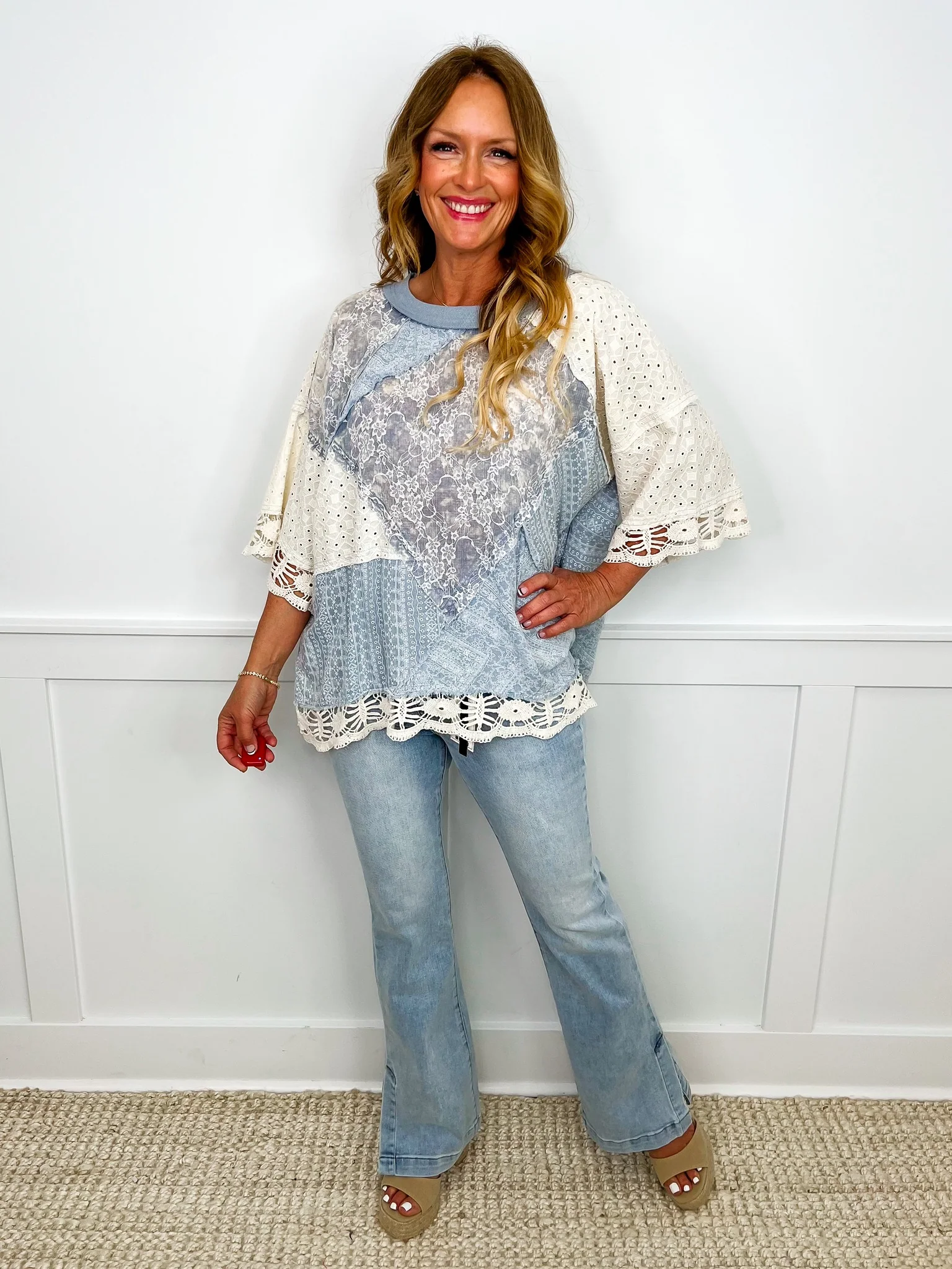 Judy Blue Miranda Tummy Control High-Rise Slim Bootcut Light Wash Jeans - Image 11