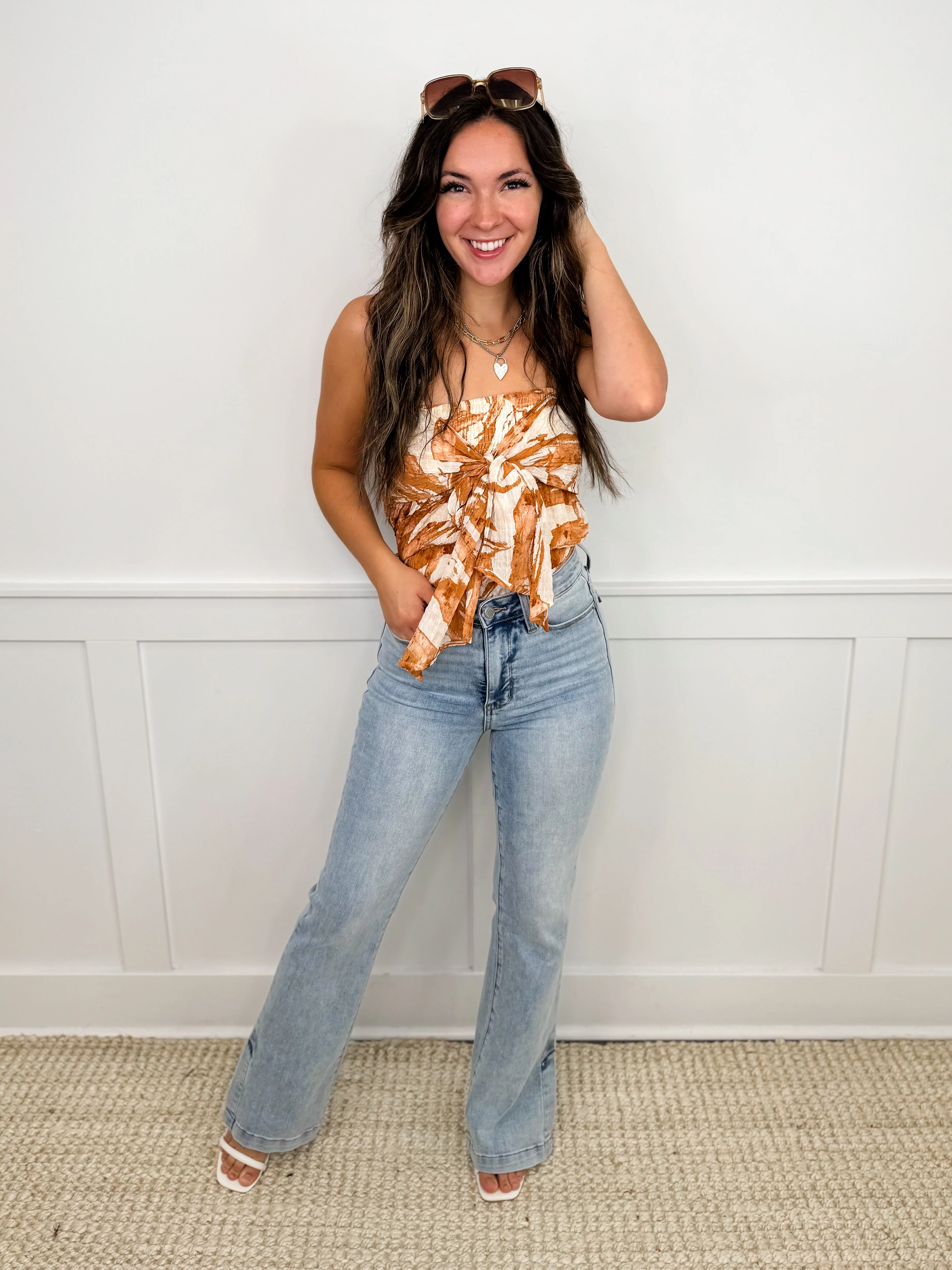 Judy Blue Miranda Tummy Control High-Rise Slim Bootcut Light Wash Jeans - Image 12