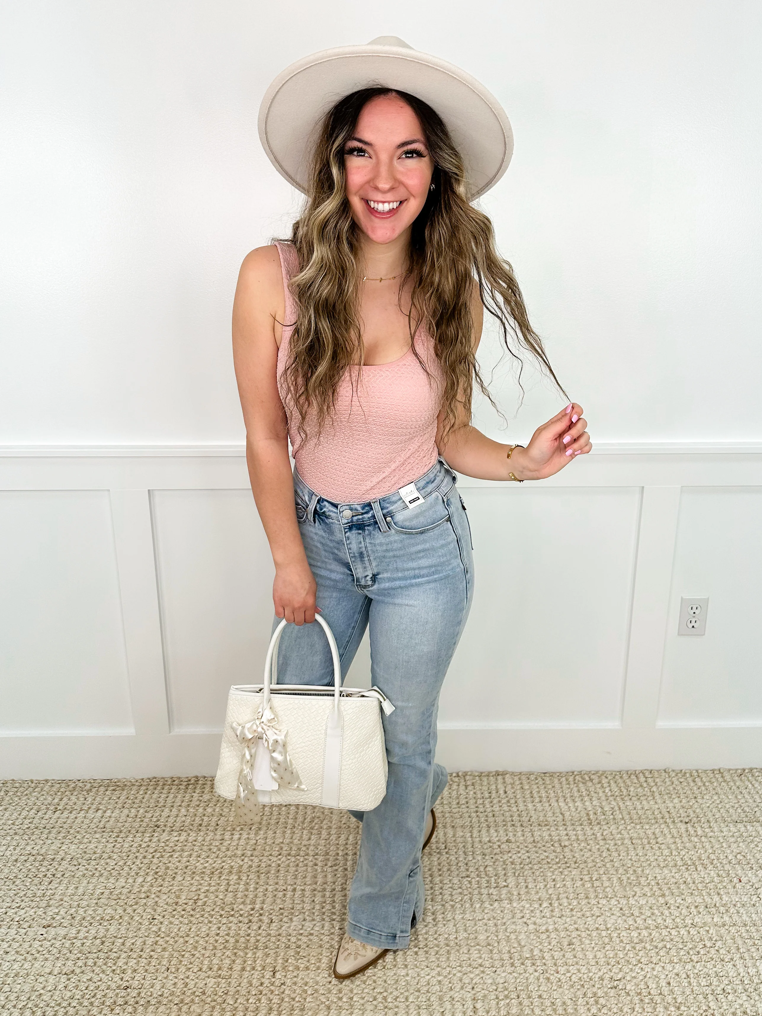 Judy Blue Miranda Tummy Control High-Rise Slim Bootcut Light Wash Jeans - Image 9