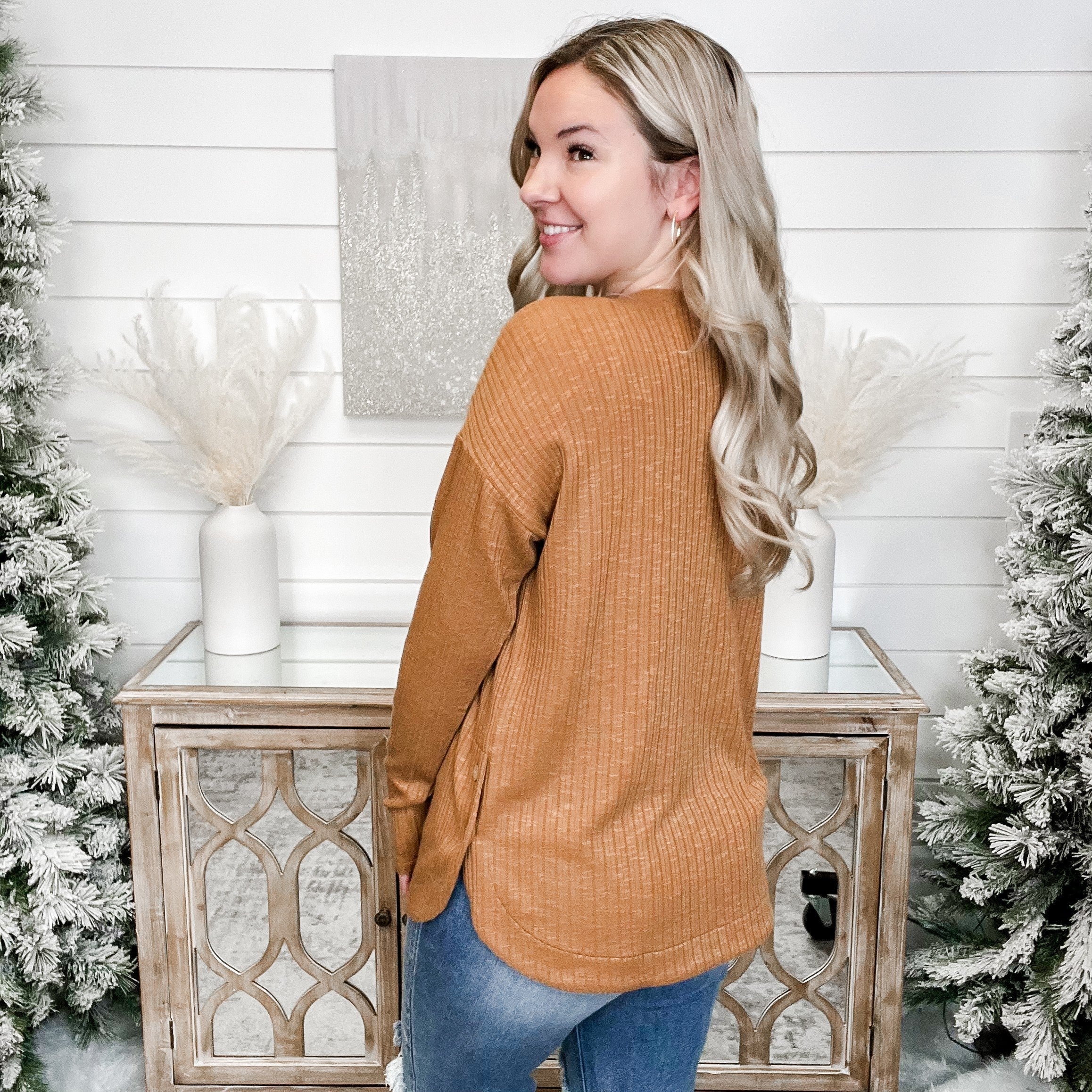 Making Friends Doe & Rae Ribbed Long Sleeve Top - 2 colors! - Image 3