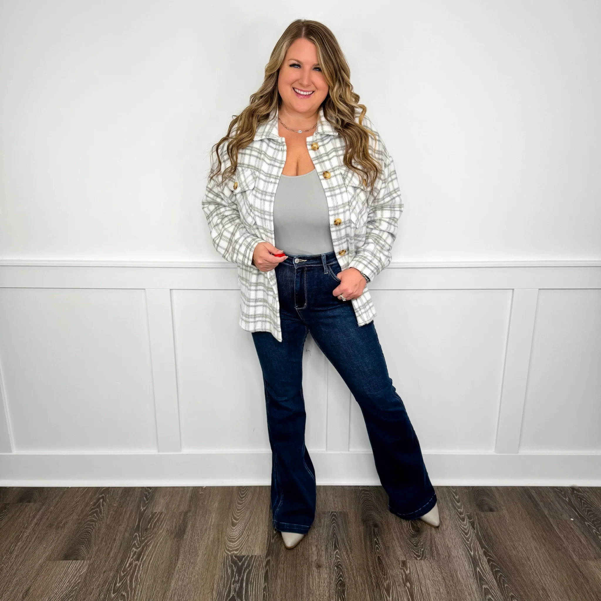 Making You Fall Flannel Long Sleeve Avery Mae Jacket - 4 colors! - Image 7