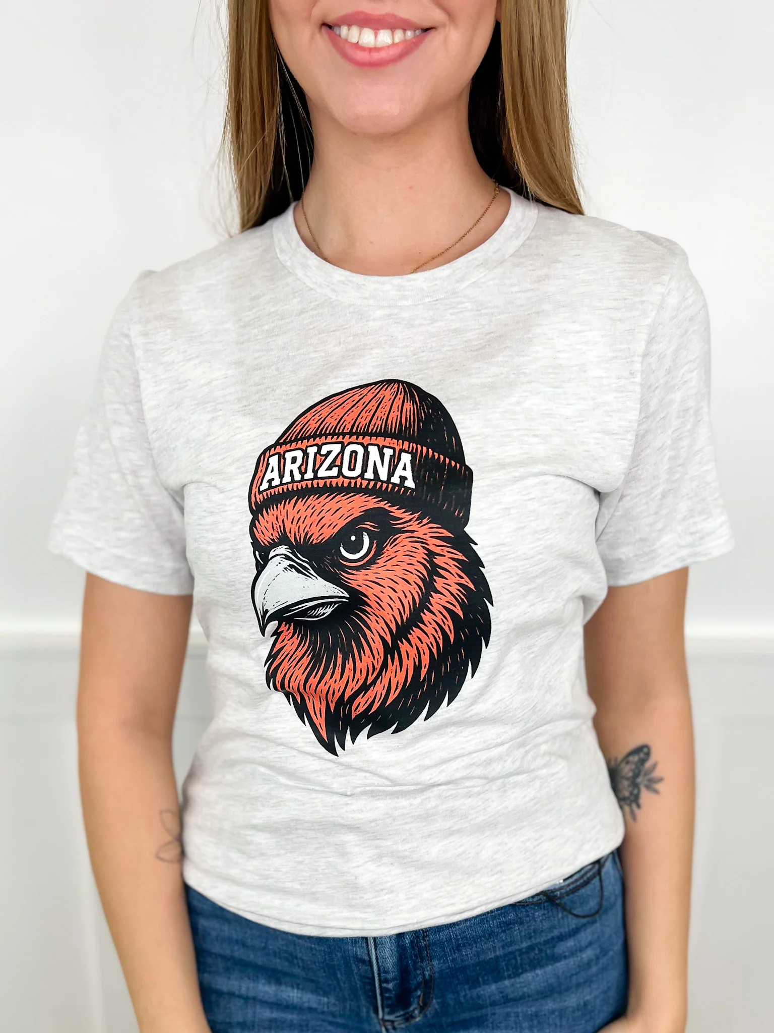 Game Day Gear Cotton Blend Short Sleeve Grey Avery Mae Graphic Tee Shirt - Multiple Options (Bella+Canvas) - Image 17