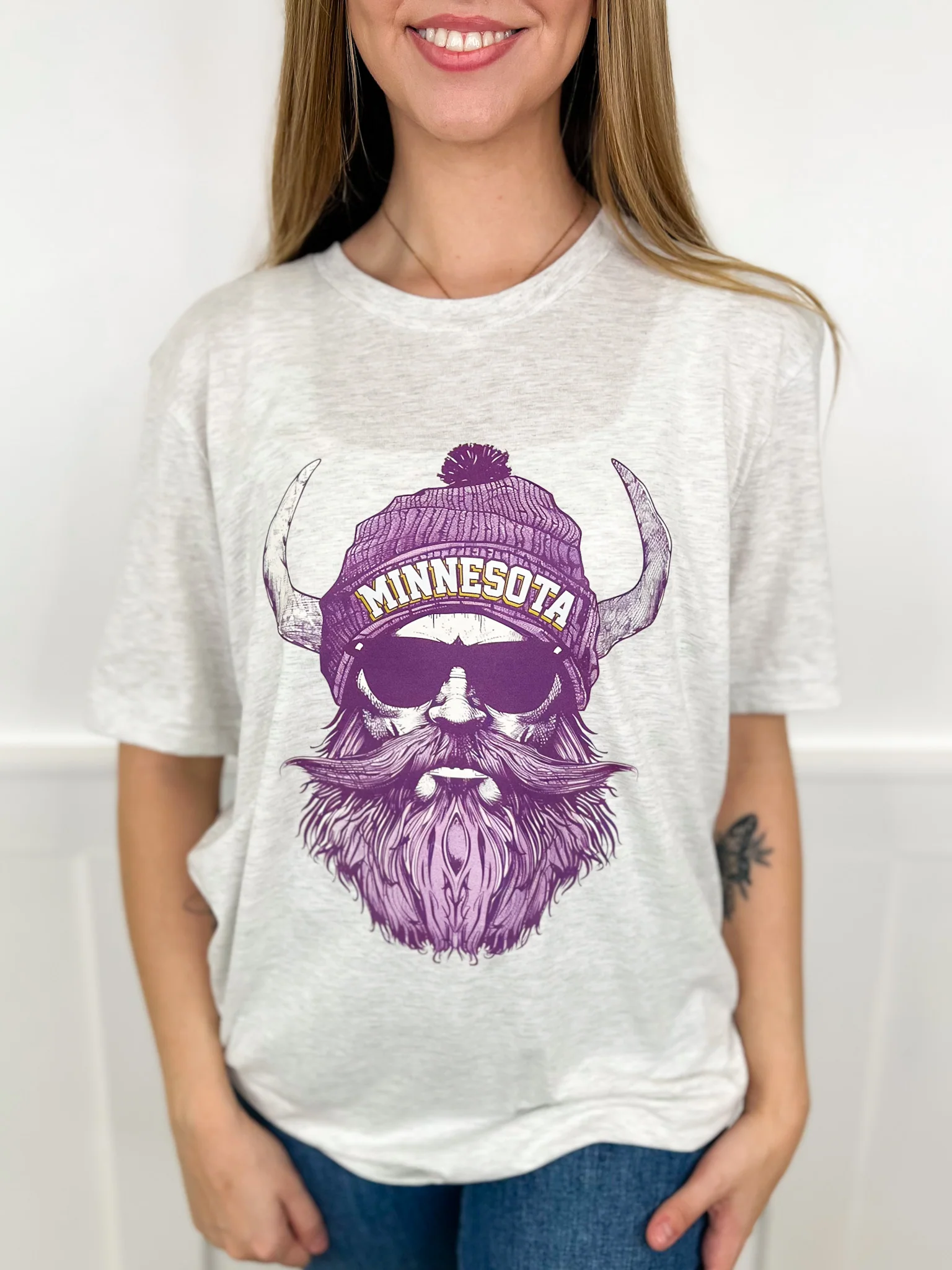 Game Day Gear Cotton Blend Short Sleeve Grey Avery Mae Graphic Tee Shirt - Multiple Options (Bella+Canvas) - Image 8