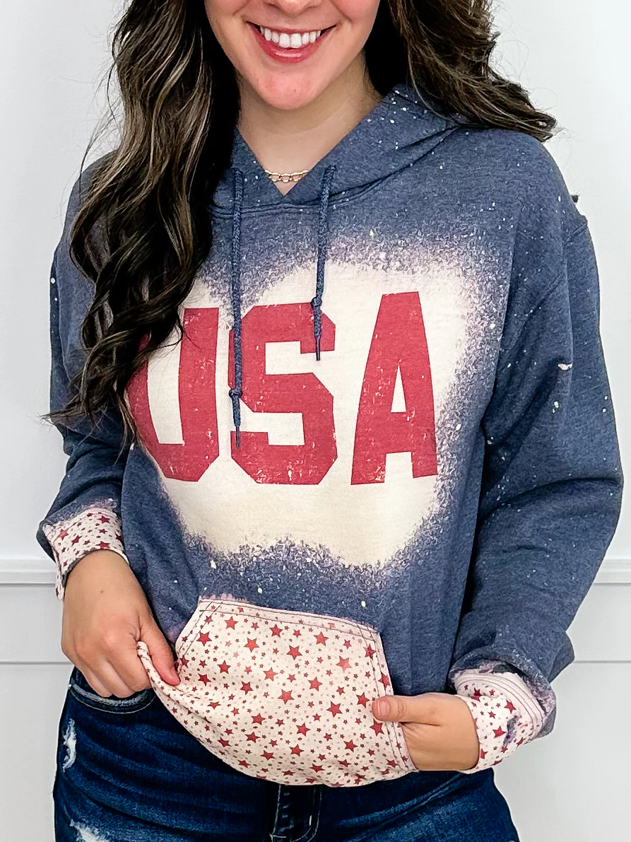 Party in the U.S.A. Avery Mae Hoodie Sweatshirt - 2 colors! - Image 3