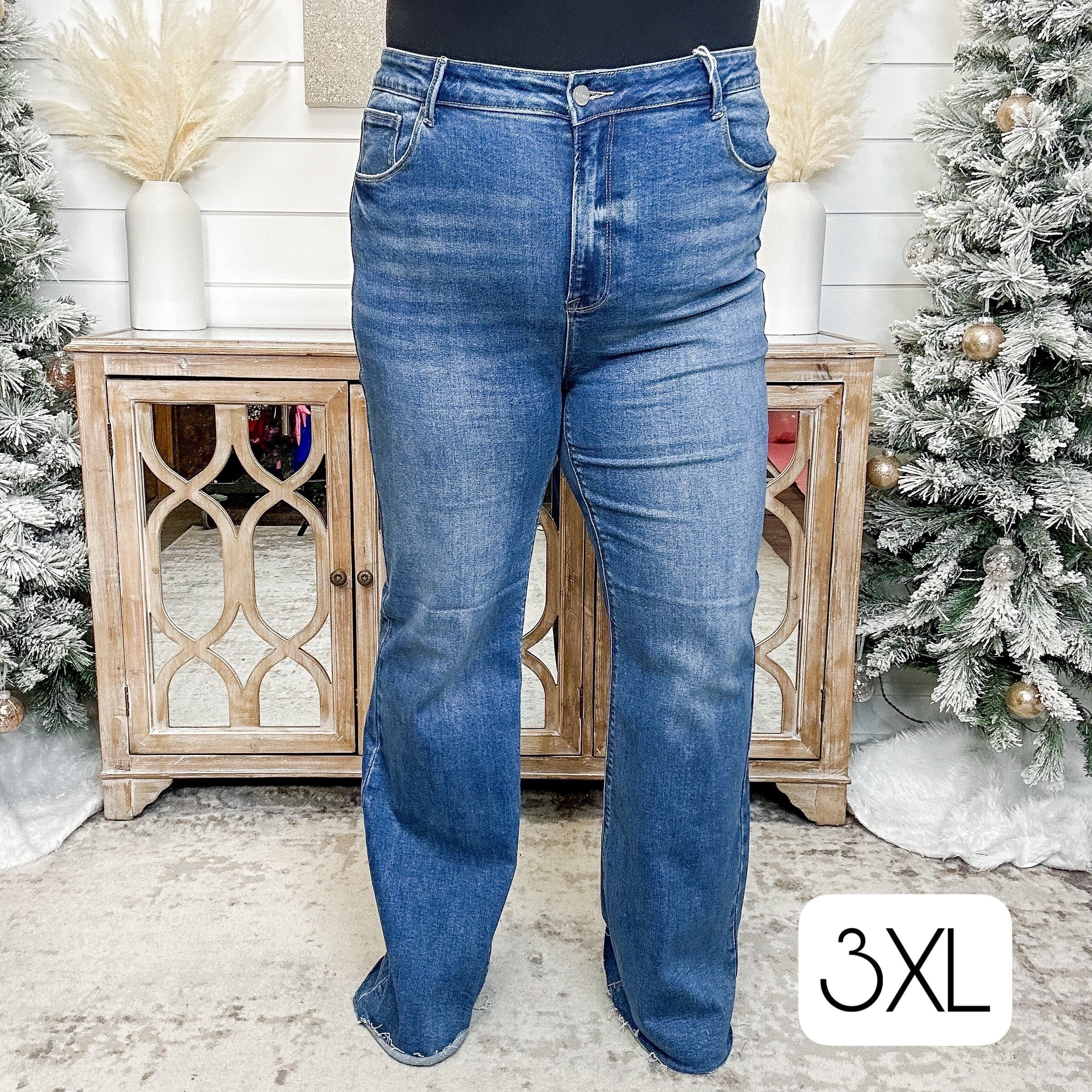 Risen Kaylani High-Rise Bootcut Blue Jeans - Image 5