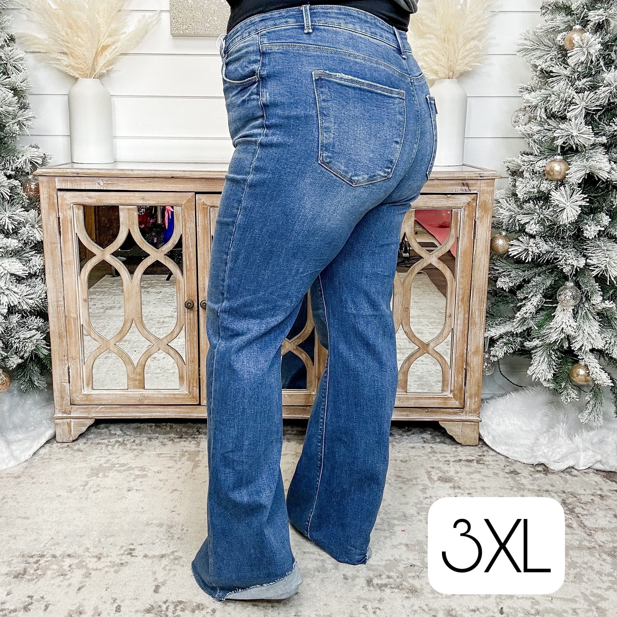 Risen Kaylani High-Rise Bootcut Blue Jeans - Image 6