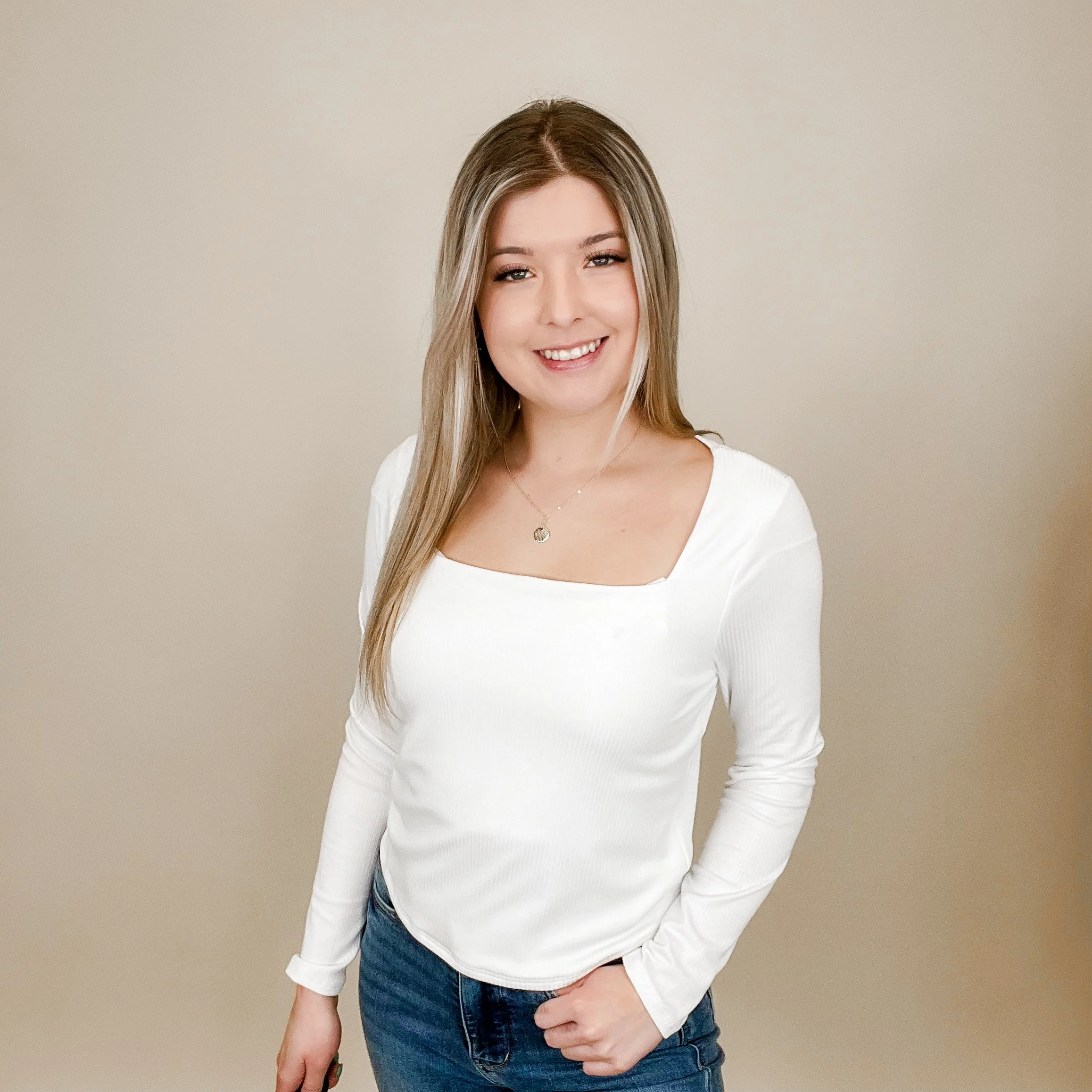 Basic Want Nothing Back Ribbed Long Sleeve Avery Mae Top -3 colors! - Image 5