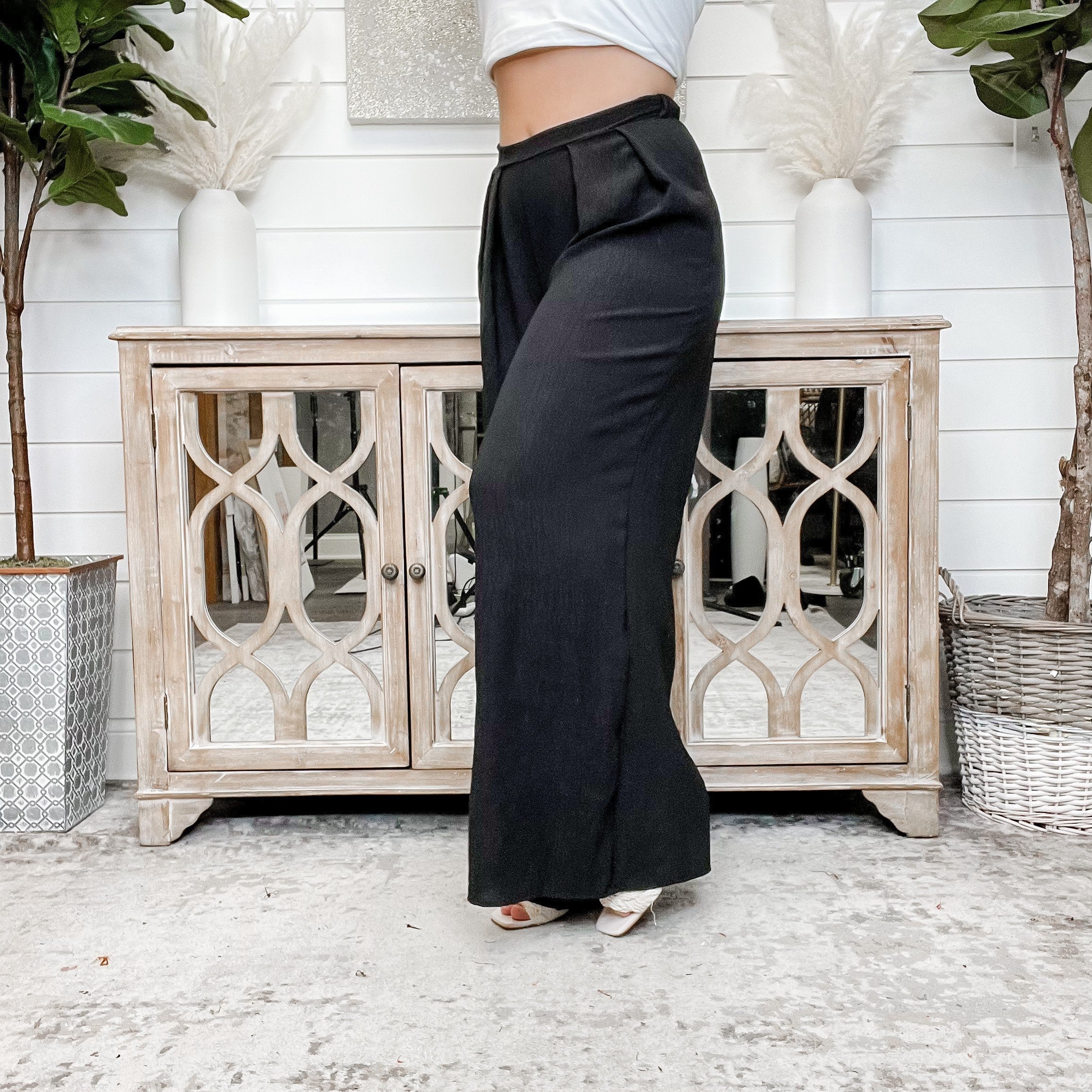 What About Us High-Rise Pleated Bottoms - 2 colors! - Image 4