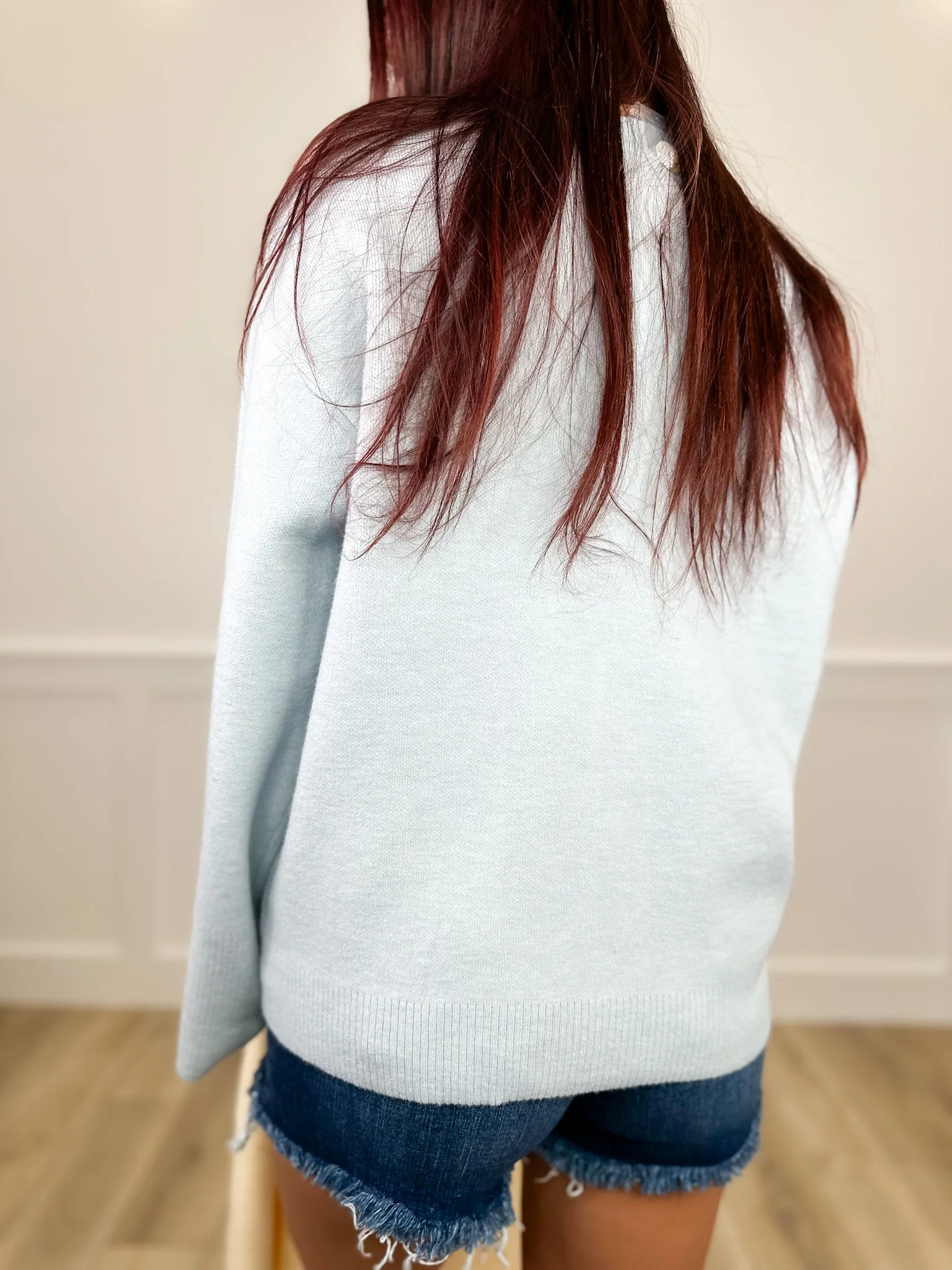 What to Do Knit Long Sleeve Avery Mae Button Up Cardigan - 2 colors! - Image 3